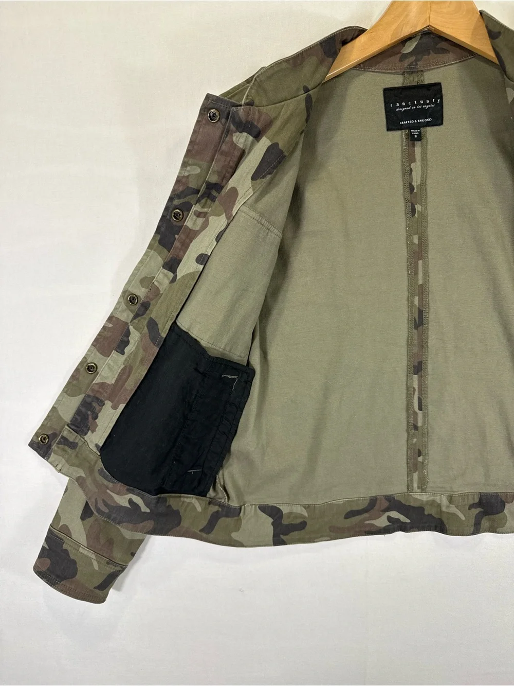 Sanctuary Kids Camo Jacket - Olive & Brown